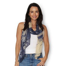 Load image into Gallery viewer, Evening in Portugal Scarf 200x70