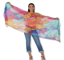 Load image into Gallery viewer, A Dance With Colour Scarf 200x70