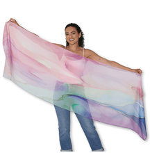 Load image into Gallery viewer, Golden Petals Scarf 200x70