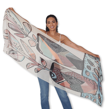 Load image into Gallery viewer, SILK Potted Plants Scarf 200x70