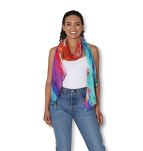 Load image into Gallery viewer, A Dance With Colour Scarf 200x70