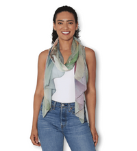Load image into Gallery viewer, SILK Cottage Garden Scarf 200x70
