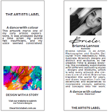 Load image into Gallery viewer, A Dance With Colour Scarf 200x70