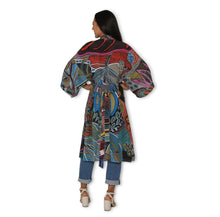 Load image into Gallery viewer, SILK Abundance Of The Bush Long Kimono
