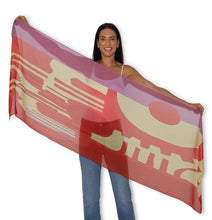 Load image into Gallery viewer, SILK Cogs in my Mind Scarf