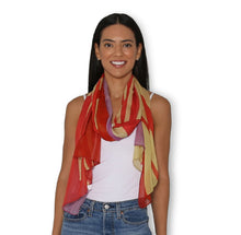 Load image into Gallery viewer, SILK Cogs in my Mind Scarf