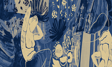 Load image into Gallery viewer, Evening in Portugal Scarf 200x70