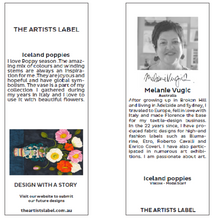 Load image into Gallery viewer, SILK Iceland Poppies Scarf 200x70