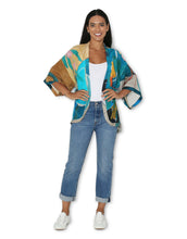 Load image into Gallery viewer, SILK Magic Coastal Spell Kimono OSFM