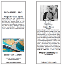 Load image into Gallery viewer, SILK Magic Coastal Spell Kimono OSFM