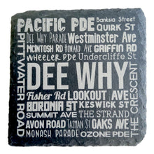 Load image into Gallery viewer, TAHEI Slate Coasters - Streets of DEE WHY