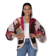 Load image into Gallery viewer, SILK Autumn Flow of Love Kimono