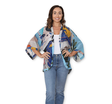 Load image into Gallery viewer, Summer Days 100% Silk Kimono