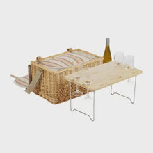 Load image into Gallery viewer, Pop up Table Picnic Basket