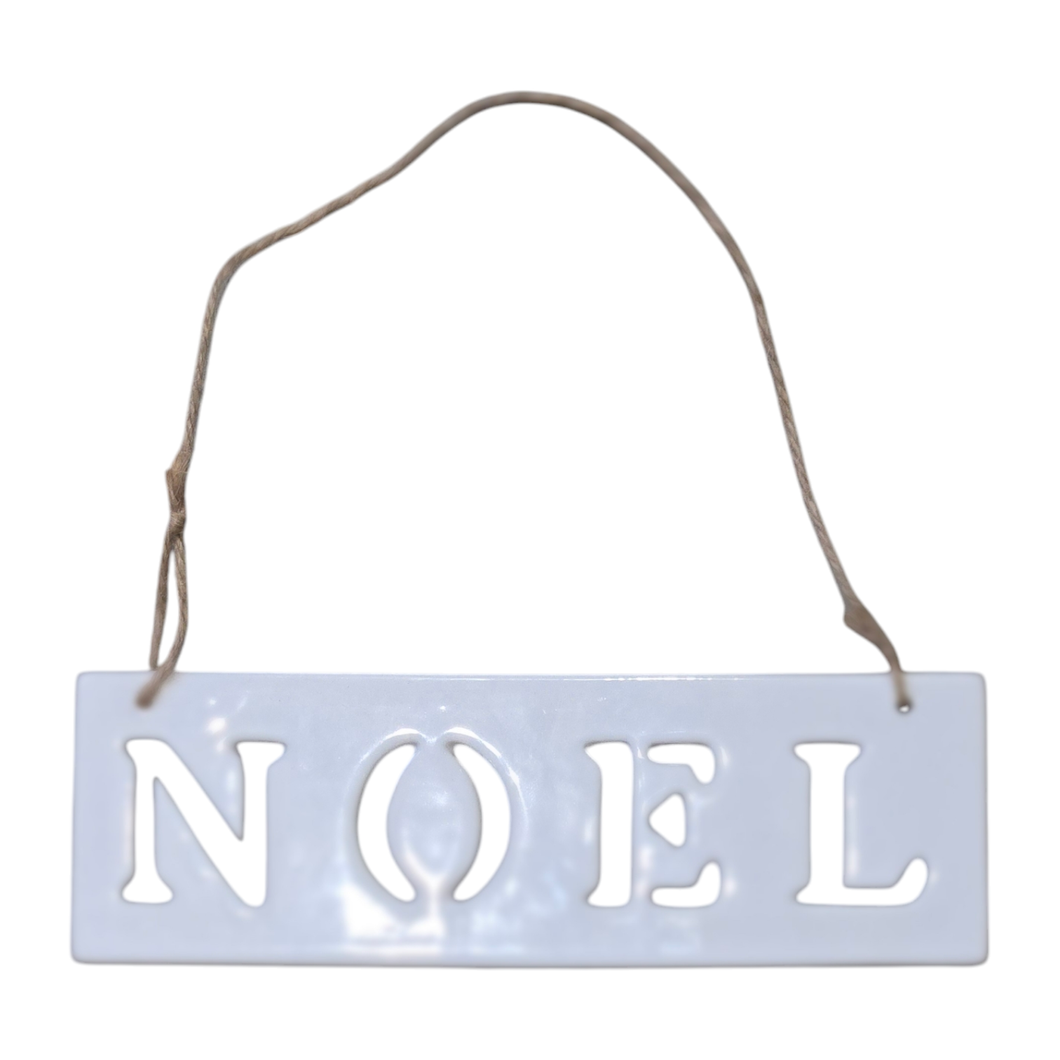 Ceramic Noel Cutout