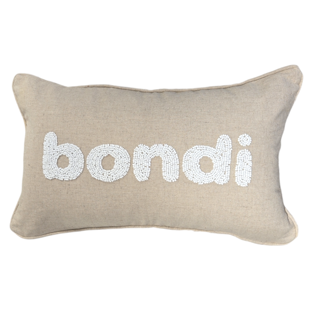 Bondi  Beaded Cushion + Poly Insert