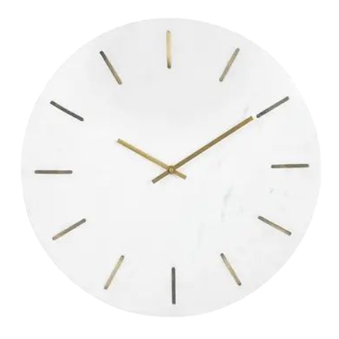 Marble Wall Clock 40cm