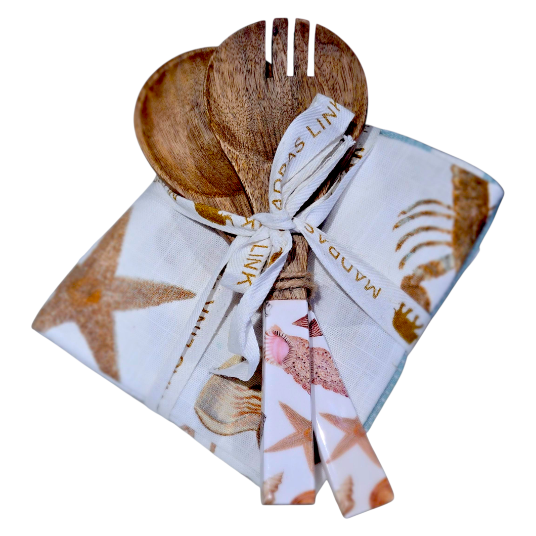 Shell Cream T/Towel S/S Set