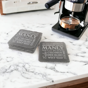 TAHEI Slate Coasters - Northern Beaches