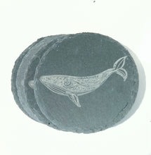 Load image into Gallery viewer, TAHEI Slate Coasters Whale
