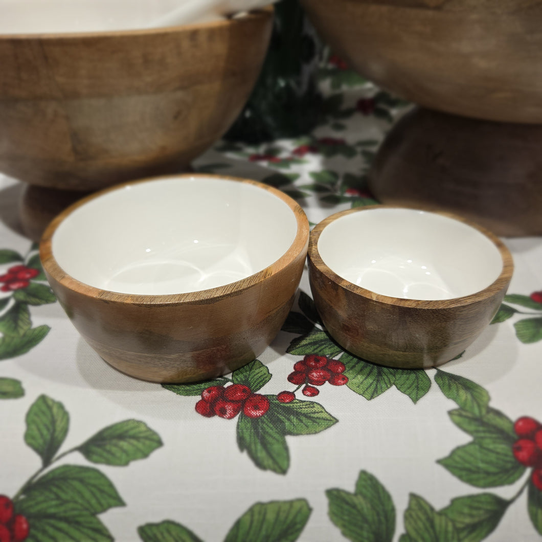 Palermo white Small Bowl set 2