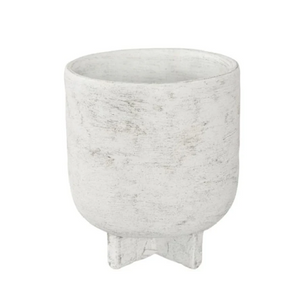 Trista Planter Pot Medium White