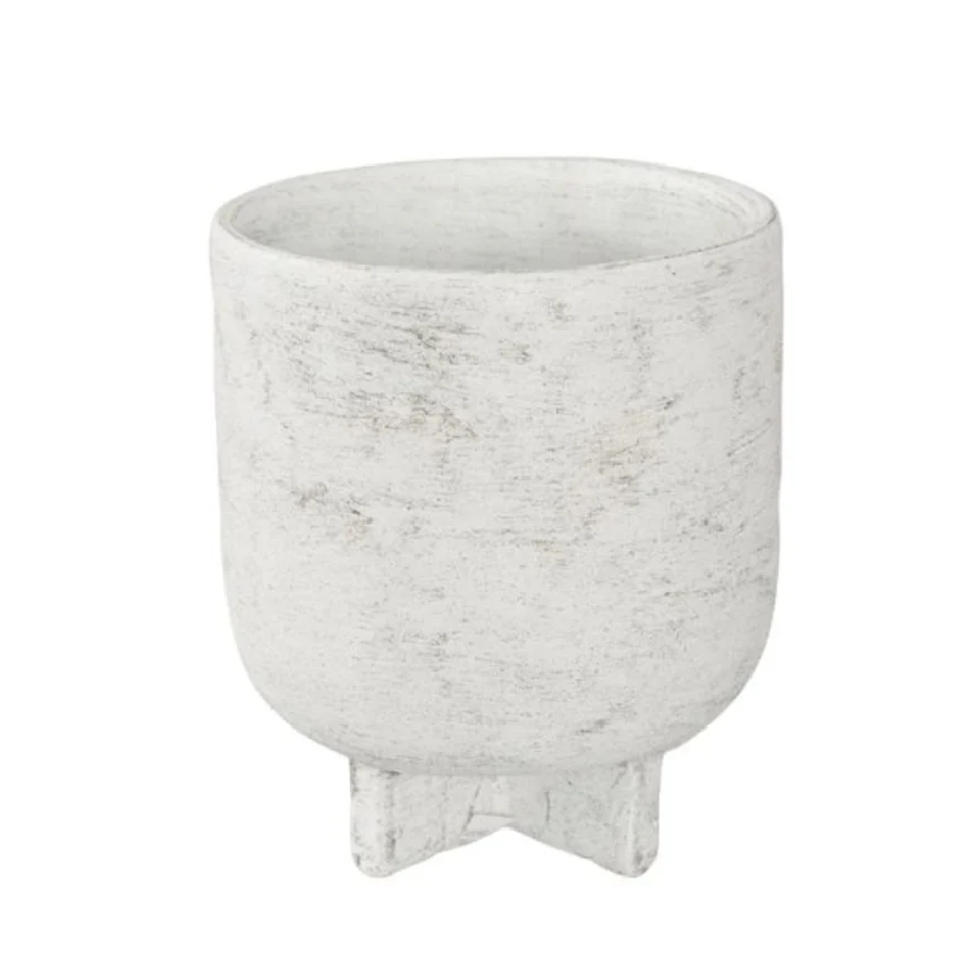 Trista Planter Pot Medium White