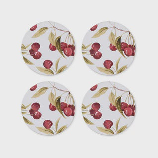 Cherry Coasters Set 4