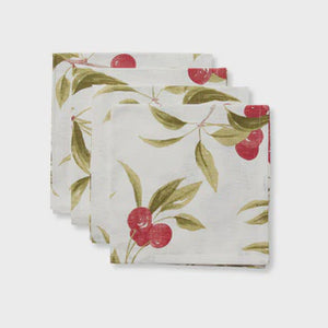 Cherry Napkin Set 4