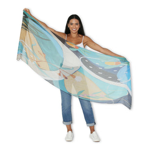 Coastal Spell Scarf 200 x 70