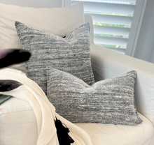 Load image into Gallery viewer, Coastal Tweed Cushion 50x30 Ash
