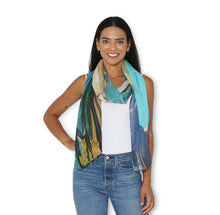 Load image into Gallery viewer, Coastal Spell Scarf 200 x 70
