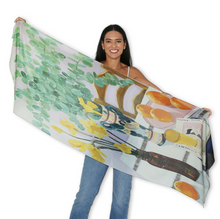 Load image into Gallery viewer, Daffodils &amp; Oranges Scarf 200x70

