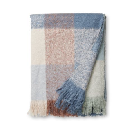 Dana Spruce Brushed Throw 160x200cm