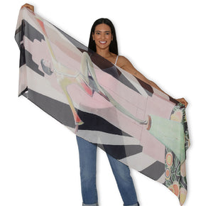 SILK  Deco Goddess Scarf 200x70