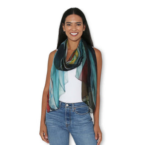 SILK Drag your Banana Scarf 200x70