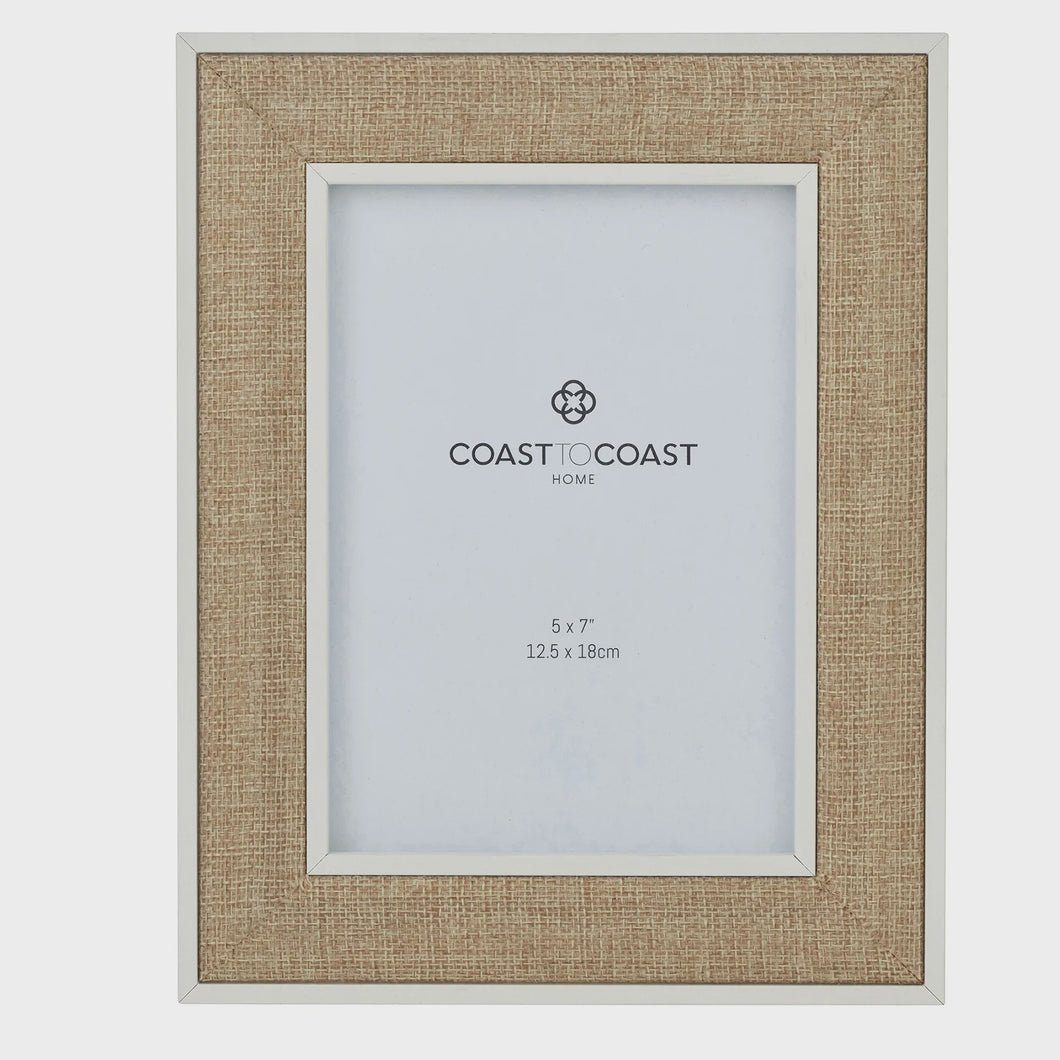 Natural Fabric Frame 5x7