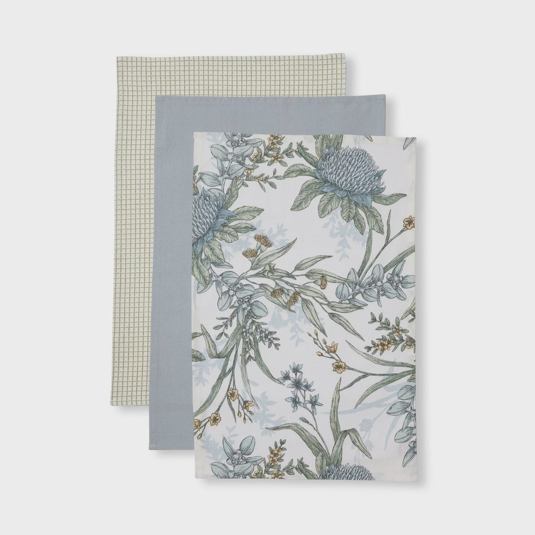 Glenelg Teatowel 3pk