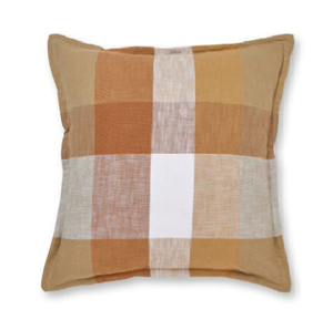 Heide Rust Check Cushion 50cm