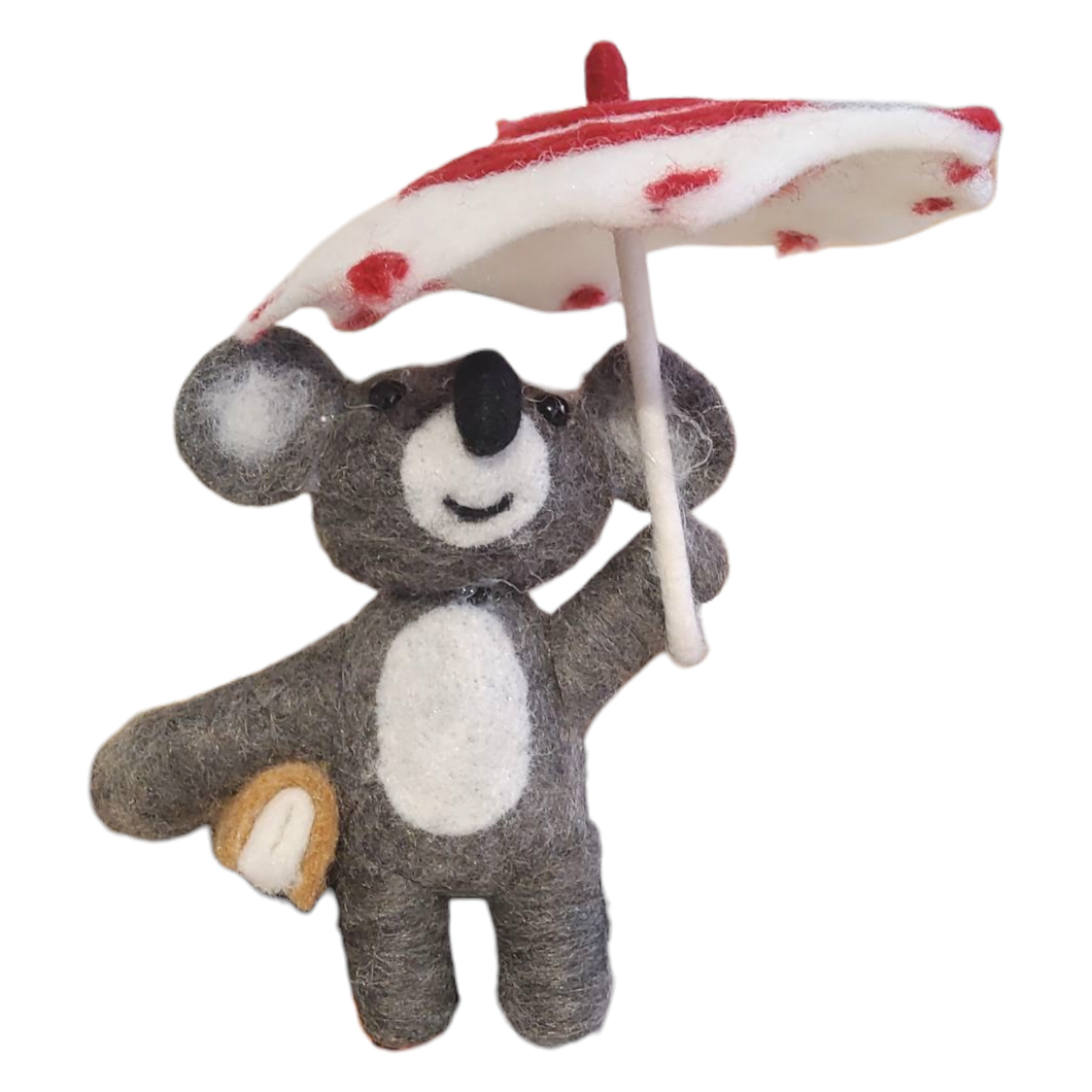 Koala w/Unbrella Hang Dec