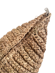 Island Raffia Cushion 60x40 Natural