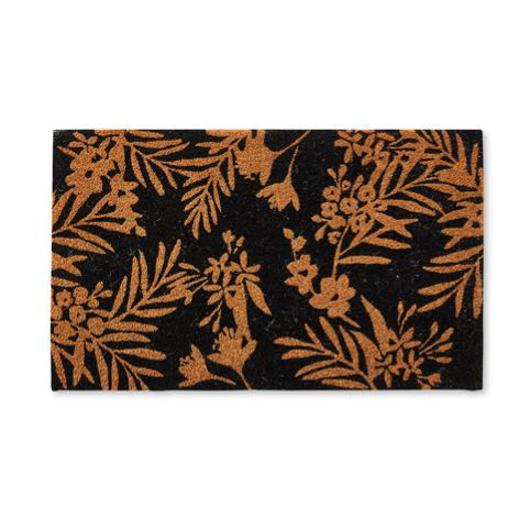 Jasmine Black Doormat 45x75