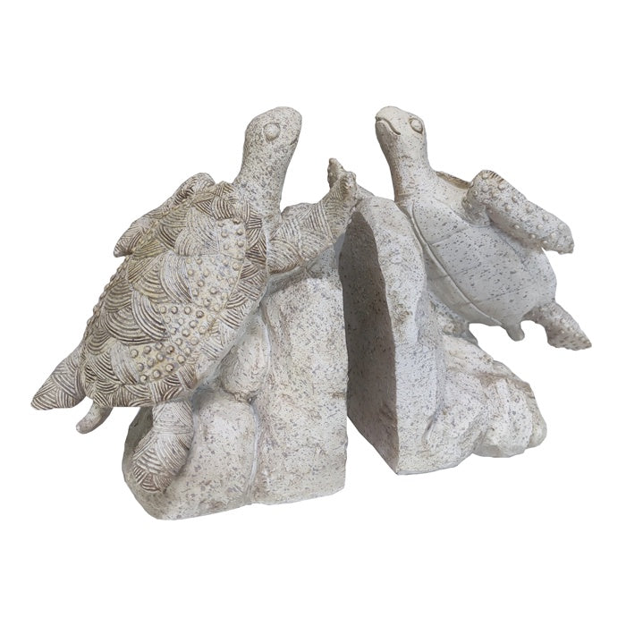 Resin Stone Turtle Bookends S2
