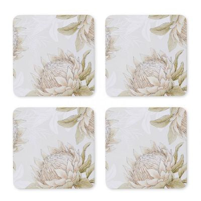 King Protea Coaster Pack 4
