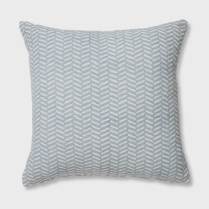 Kyra Blue Block Print Cushion 50cm