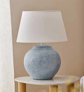 Lewis Blue Table Lamp 48cm