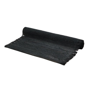 Linen Black Table Runner