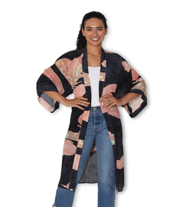 SILK Wild Safari Kimono Long