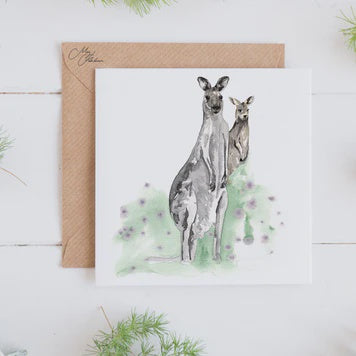 Kangaroo Greeting Card