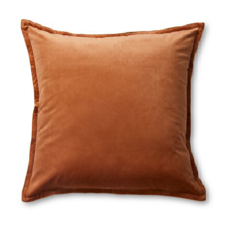 Mira Velvet Rust Cushion 50cm